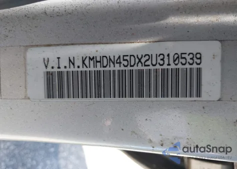 2002 Hyundai Elantra Gls z USA, uszkodzony, nr VIN KMHDN45DX2U310539